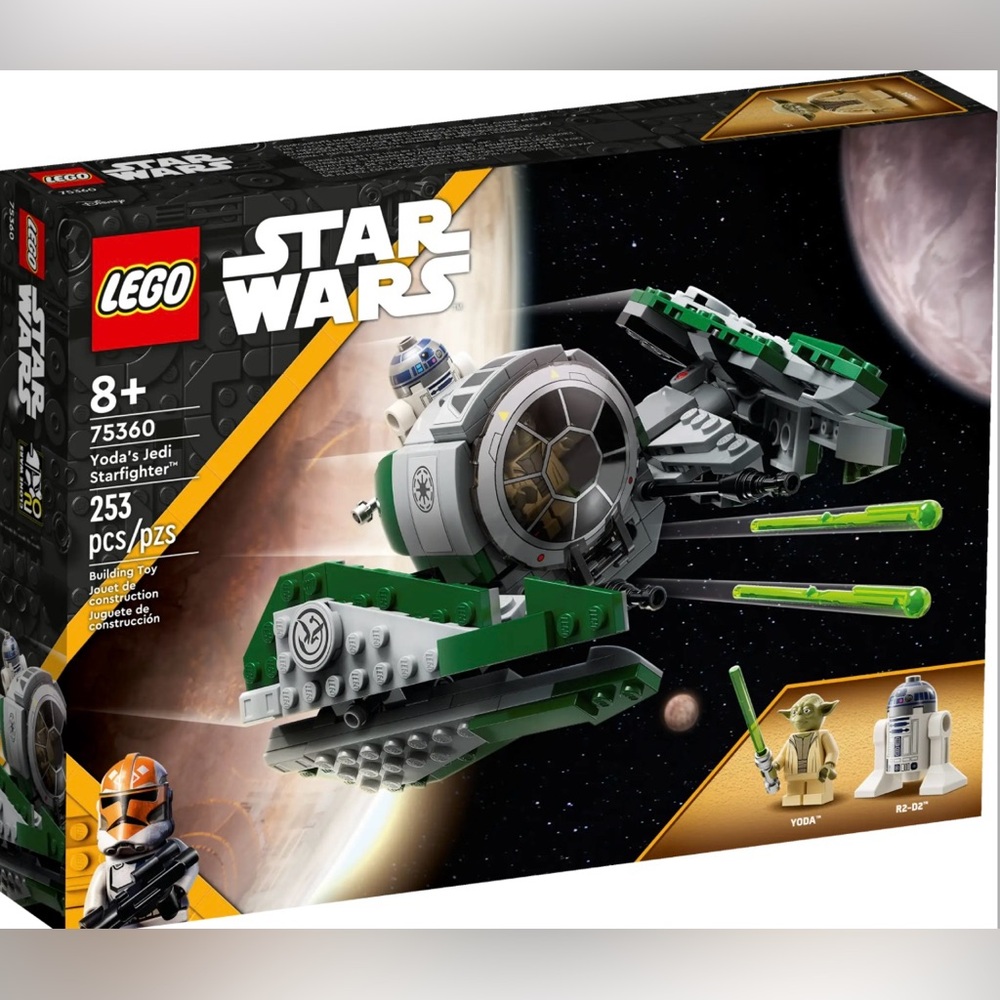 LEGO Star Wars 75360 Collectible The Clone Wars Yoda's Jedi Starfighter. NEW